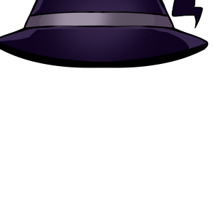 トンガリ帽子(ブラック)